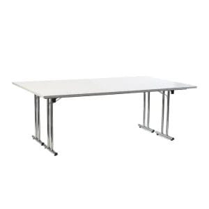 Tavolo in legno gambe pieghevoli rettangolare 200x120